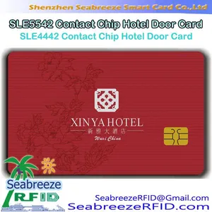 SLE4442 Contact Chip Hotel Door Card, SLE5542 Contact Chip Hotel Door Card thumbnail-1