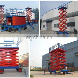 Hot Selling Movable Hydraulic Electric Aerial Scissor Lifting Platform Mobile Electric Scissor Lift thumbnail-3