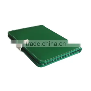 2013 New Pro PU Green Note Book Card Wallet Leather Pocket Business Card Case Cardboard Business Card Holder thumbnail-1