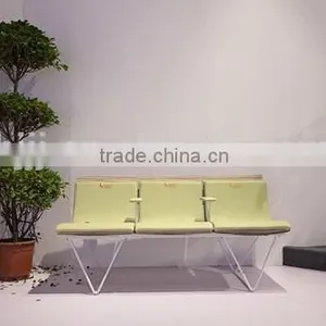 Good Price Europe Patented Indoor Public Waiting Chair Seating Benches for Airport Salon Bus Station Hospitable H63D-M thumbnail-4
