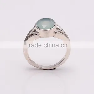Chalcedony Ring,925 Sterling Silver Jewelry Wholesale,WHOLESALE SILVER JEWELRY,SILVER EXORTER,SILVER JEWELRY FROM INDIA thumbnail-3