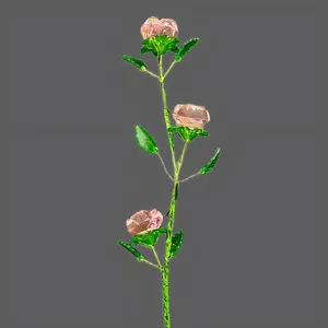 Acrylic Rose Flower for Wife Girfriend Women Crystal Flower Collectible Home Table Decor for Holiday thumbnail-1