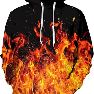 Novelty Hoodies for Men 3D Printed Graphics Fleece Pockets Pullover Sweatshirts thumbnail-1
