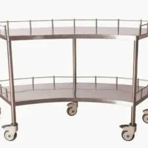Stainless Steel Medical Trolley Delivery Hospital Operation Trolley thumbnail-2