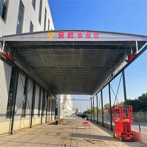 Large Warehouse Canopy, Electric Retractable Canopy, Foldable Canopy, Factory Passage Canopy Manufacturer Provides On-site Installation thumbnail-2