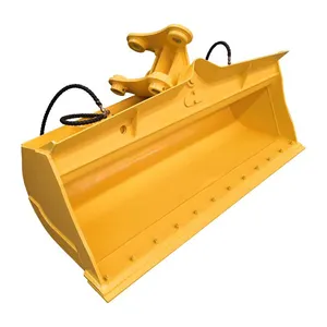 PC88 Excavator Tilt Bucket Hydraulic Tilting Ditch Cleaning Buckets Wide 1500mm thumbnail-1
