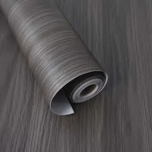 High-quality Wood Textured PVC Furniture Films Self-Adhesive Interior Modern Design Decorative Film thumbnail-5
