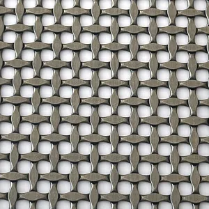 Special Offer: Bronze-colored Metal Decorative Mesh Partitions, Suitable for Hotels, Restaurants, and Elevator Curtain Walls. thumbnail-3