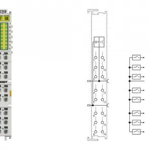 Beckhoff EL1259 EtherCAT Digital Input Output Terminal 8DI 8DO 24V DC Multi-Timestamp High-Speed I/O Module thumbnail-5
