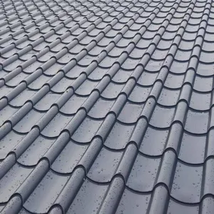 765/780/980 Antique Metal Roof Tiles, Al-Mg-Mn Alloy / Color Coated Steel With PVDF / Polyester Coating thumbnail-2