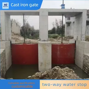 Round and Square Cast Iron Gates Can be Inlaid With Copper. Channel Gates Can be Either Integrated or Split-type Cast Iron Gates thumbnail-2
