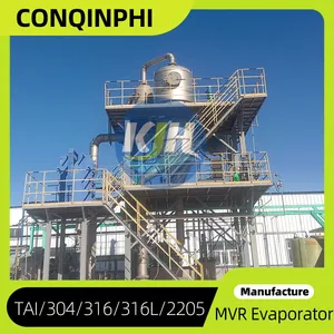 PLC Controlled MVR Evaporation Crystallizer, 380V, 15-30 KW, for Zero Liquid Discharge thumbnail-2