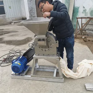 Spice Grinder Machine/Chili Powder Making Machine/Pepper Grinding Machine/ Herb Pulverizer for Spice Processing Plants thumbnail-4
