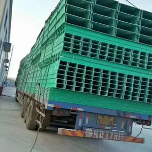 Closed Type Hot Dip Galvanized Steel Fiberglass FRP Cable Tray With Cover for Management thumbnail-5