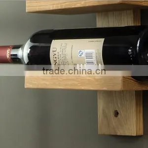 Wooden Wine Rack, Wine Bottle Display Shelf, Wholesale Wall Wine Rack thumbnail-3