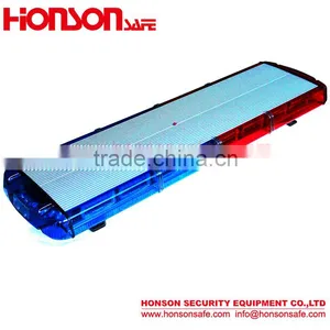 Led Warning Lightbar 47'' Hot Sell DC12V 24V Low-Profile Vehicle Warning Police Lightbar With Speaker HS8130 thumbnail-1