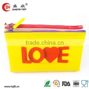 Customized 3D Logo Printed Silicone Coin Purse Handbag thumbnail-1
