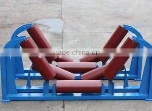 China Hot Selling Carbon Steel Troughing Conveyor Roller Frame for Sale thumbnail-6