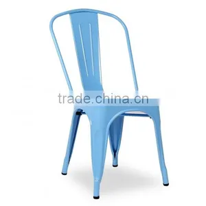 MCH-1501 Replica Xavier Pauchard Outdoor White Metal Stacking Chair thumbnail-2