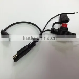 New Red /Black of Wire 15A Molding Fuse Crimp 187 Type Terminal of Auto Lighting System Power Cable thumbnail-6