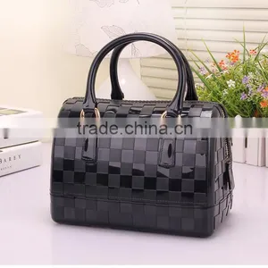 Woven Pattern Jelly Handbag Fashion thumbnail-2