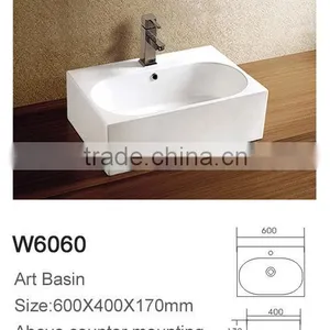 Made in China Ceramic Shower Room Wash Art Basin thumbnail-5