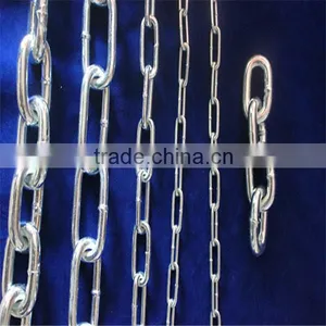 High Quality Galvanized Chain Ordinary Mild Steel Long Link Chain thumbnail-5