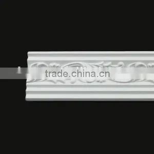 European- Style Architectural Decorative PU Carving Cornice Mouldings thumbnail-4