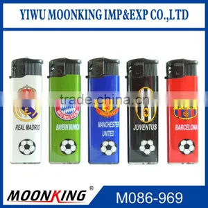 Cheap Wholesale Custom Made Plastic Refillable Electronic Flame Cigarette Lighter thumbnail-1