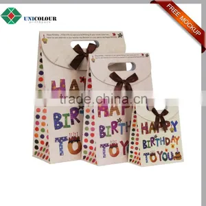 Custom Decorative Handmade Paper Gift Bags thumbnail-2