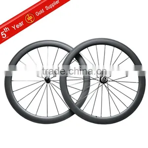 Newest 50mm Carbon Clinche Wheels 700c Road Wheel With Basalt Edges MT-50C-N thumbnail-1
