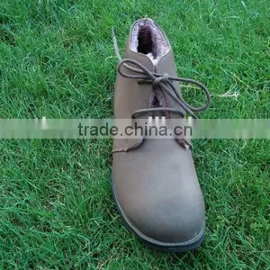 Wholesale Leisure Leather Shoes Leather Work Shoes Steel Toe Safety Shoes Order thumbnail-4