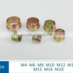 Three Pieces Carbon Steel Fitting for Nylon Tube thumbnail-4