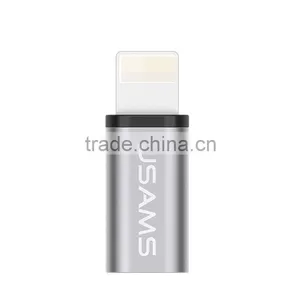 Usams Luxury Metal 8pin to Micro Usb Adapter for Iphone6 Series/ipad Series/ipod2.1A Max Quick Sync Data Connector thumbnail-3