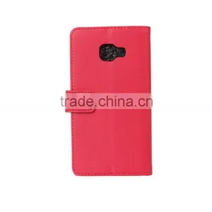 Luxury MMT PU Leather Case With Card Slot for Samsung C5 Litchi Grain Anti Shock Holder Frame Flip Wallet Case for Samsung C5 thumbnail-5