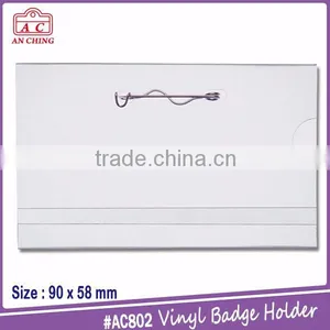 Economy Good Quality Security Novelty Hard Plastic Badge Holder thumbnail-1