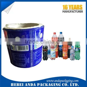PVC Plastic Bottle Label Printing /PVC Shrink Sleeve for Bottle/shrink Wrap Film thumbnail-1