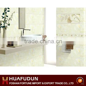 2014 Foshan China New Ceramic With Flower Bathroom Tile Design Quality Choice thumbnail-1