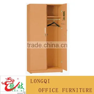 Hot Sale 2-door Modern Cheap MDF Wooden Bedroom Closet Wardrobe Clothes Cabinet Storage Wardrobe Design Hotel Bedroom Wardrobe thumbnail-1