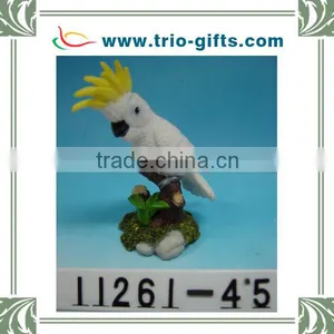 Polyresin White Parrot,polyresin Cockatoo thumbnail-1