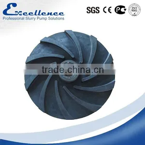 2015 Good Quality Slurry Pump Rubber Parts Types Of Pump Impellers thumbnail-1