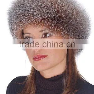 Real Natural Fox Fur Headband thumbnail-1