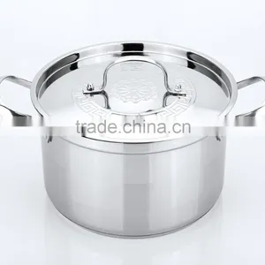 Large Stainless Steel Cookware Kitchenware Houseware Stock Pot 28cm thumbnail-1