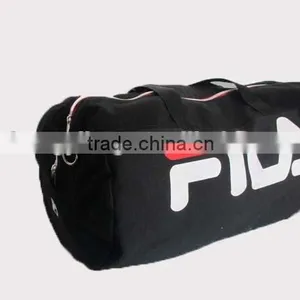 Manufacturer Black Cotton Travel Sport Duffel Bag With Customize Logo Quality Choice thumbnail-2
