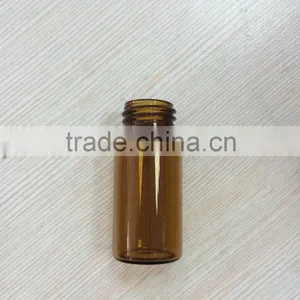 5ml Amber Color Tube Glass Bottle With Black Cap thumbnail-1