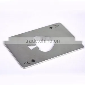 Credit Card Size Casino Poker Shaped Bottle Opener thumbnail-3
