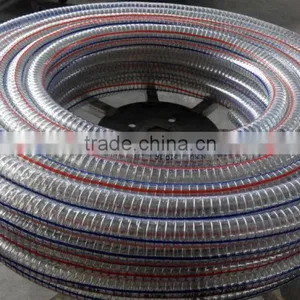 Weifang Clear PVC Steel Wire Reinforced Suction Hose/Flexible Transparent PVC Steel Suction Hose thumbnail-2