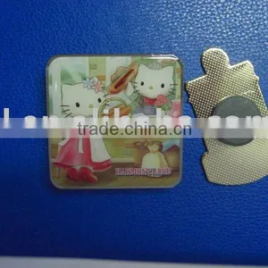 Cartoon Metal Magnet thumbnail-1