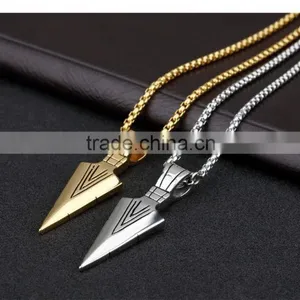 2016 Trendy Necklace Set 18K Yellow Gold Plated Heavy Designer Gold Pendant for Men thumbnail-4