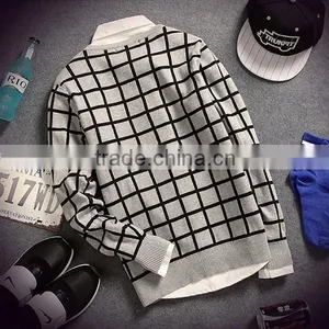 2015 Winter Men's V-neck Long-sleeved Show Thin Sweater Knit Cardigan for Korean Style Sweater thumbnail-2